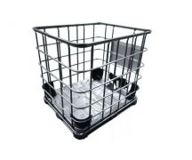 Ibc 1000 literes  rozsdamentes fém PVC raklapon 18.500Ft Ibc 1000 literes  rozsdamentes fém PVC raklapon 18.500Ft